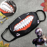 Tokyo Ghoul Kaneki Ken Mask Face Masks Cosplay Anime Dustproof Zipper Masks Props
