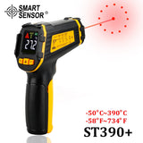 Digital Infrared Thermometer Laser Temperature Meter Non-contact Pyrometer Imager Hygrometer IR termometro Color LCD Light Alarm