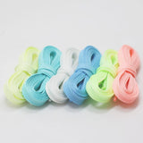 1 Pair Luminous Shoelaces Flat Sneakers Canvas Shoe Laces Glow In The Dark Night Color Fluorescent Shoelace 80/100/120/140cm - shopwishi 