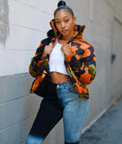 Camo Print Winter Jacket Women Festival Warm Parka Down Bubble Coat Top Warm Thick Parka Couple Wear Crop Puffer Jacket 4XL