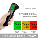 Digital LCD Non-contact IR Infrared Thermometer Surface Temperature Measurement Data Hold Function 3 colors