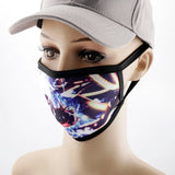 Anime Printed Mask Naruto/Tokyo Ghoul/Attack on Titan Mask Reusable Face Shield Breathable mask