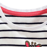 Toddler Girl's Short Sleeve Cotton Top