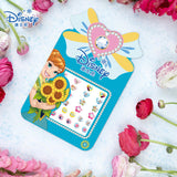 Frozen Princess elsa Anna Makeup Nail Stickers Toys Disney snow White  Sophia Mickey Minnie kids earrings Cartoon toys
