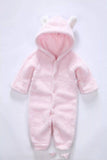 0-12M Autumn Winter Newborn Rompers Baby Fleece Jumpsuit Hoodies Jumpsuit Baby Girls Boys Romper Newborn Toddle Baby Overalls - shopwishi 