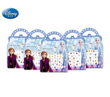 Frozen Princess elsa Anna Makeup Nail Stickers Toys Disney snow White  Sophia Mickey Minnie kids earrings Cartoon toys
