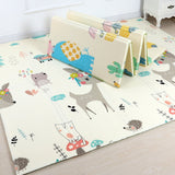 200*180cm  Foldable Cartoon Baby Play Mat Xpe Puzzle Children's Mat Baby Climbing Pad Kids Rug Baby Games Mats