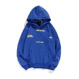 Kanye West Graffiti Letter Print Plus Velvet Sweatshirt Men Harajuku Fleece Hoodie Hip Hop Stranger Things Hooded Hoodies