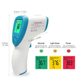 Digital LCD Non-contact IR Infrared Thermometer Surface Temperature Measurement Data Hold Function 3 colors