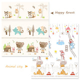 200*180cm  Foldable Cartoon Baby Play Mat Xpe Puzzle Children's Mat Baby Climbing Pad Kids Rug Baby Games Mats