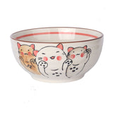 FANCITY Japanese Underglaze Hand-painted 7-inch Ceramic Household Ramen Bowl Soup Bowl Commercial Restaurant Noodle Bowl Large