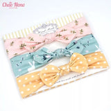 NEW 3pcs/lot baby headband flower print hairwear for newborn baby girl headband for litle girl headbands children