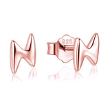 Modian New 6 Style Real 925 Sterling Silver Stars Moon Exquisite Fashion Simple Stud Earrings For Women Triangle Jewelry Brincos