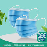 100PCS Disposable 3 Layer Filter Protective Mask