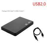 UTHAI G06 USB3.0/2.0 HDD Enclosure 2.5inch Serial Port SATA SSD Hard Drive Case Support 6TB transparent Mobile External HDD Case