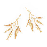 Gold Plated Circle Earrings ensitive Ears Stainless Steel Earring Women's Fashion Simple Style oval Earring Smooth