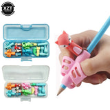 16pcs Pencil Grip holder Children Cute Pen Handle Rod HandWriting Aid Guide Hold Pen Posture Correction for kids gift stationery