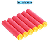 100pcs For Nerf Bullets EVA Soft Hollow Hole Head 7.2cm Refill Bullet Darts for Nerf Toy Gun Accessories for Nerf Blasters