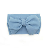 New Baby Girls Headband Toddler Big Bow Hairband Cute Solid Stretch Turban Big Knot Head Wrap Head wear