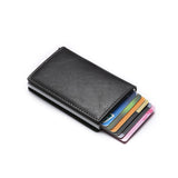 Man Women Smart Wallet Business Card Holder Hasp Rfid Wallet Aluminum Metal Credit Business Mini Card Wallet