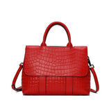 Lady elegant real alligator handbag    black grey green red top-handle bag