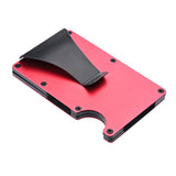 Gemeer Carbon Fiber Credit Card Holder RFID Non-scan Metal Wallet Purse Male Business Card Holder Carteira Masculina Billetera