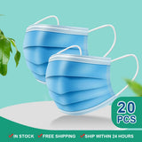 100PCS Disposable 3 Layer Filter Protective Mask