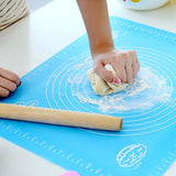 Silicone Kitchen Kneading Dough Mat Cookie Cake Baking Mat Tools Thick Non-stick Rolling Mats Pastry Accessories Sheet Pads
