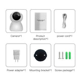 IP 360 Degrees Baby Monitor Camera 2Mp 1080P Full HD LAN Port IR Night Vision