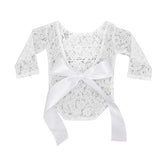 Newborn Photography Props Baby Girl Kids Bow Clothing Overalls Princess Playsuits Overalls Clothing Lace Romper Studio Shoot