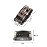 Bicycle Bike Tools Repairing Set 15 In 1 Bike Repair Tool Kit Wrench Screwdriver Chain Carbon steel bicycle Multifunction Tool