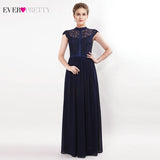 Ever-Pretty Elegant Long A-Line Off Shoulder Floral Print Chiffon