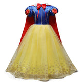 2022 Children Girl Snow White Dress for Girls Prom Princess Dress