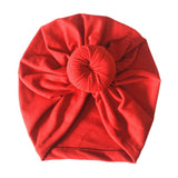 Infant Kids Newborn Baby Turban Knotted Head Wrap Headbands India Hats Beanie Cotton blend Hair Cap Children Girl Boy Head band