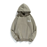 Kanye West Graffiti Letter Print Plus Velvet Sweatshirt Men Harajuku Fleece Hoodie Hip Hop Stranger Things Hooded Hoodies