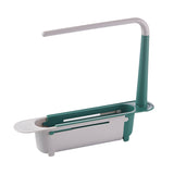 Telescopic Sink Shelf Kitchen Sinks Organizer Soap Sponge Holder