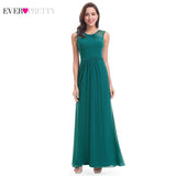 Ever-Pretty Elegant Long A-Line Off Shoulder Floral Print Chiffon