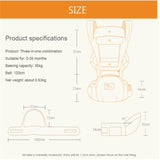 Ergonomic Baby Carrier 0-36M Baby Hipseat Carrier Front Facing  Kangaroo Baby Wrap Sling for Baby Travel