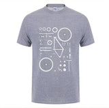 Funny T-shirt Print bicycle MTB T shirts Mountain biker exploded into parts Tee shirt Group Team Clothing tshirt men