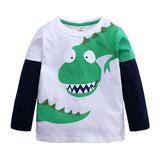 Girls'Long Sleeve Children's T-shirt Bottoming Shirt Children Spring and Summer Autumn Long Sleeves 2019 Cartoon T-shirt