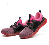 Safety  Shoes Men And Women Steel Toe Air Safety Boots Anti-Puncture Work Sneakers Breathable Shoes