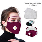 Protective Cotton Mask Integrated With Goggles Mask With Breathing Costumes Cosplay Accessories masque mascarillas