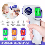 us stock 5Option Digital Infrared Temperature Non-Contact Ear Forehead Temperature Measurement Led Display Screen for Baby Adult