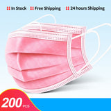 100PCS Disposable 3 Layer Filter Protective Mask
