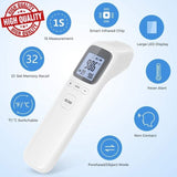 Infrared Forehead Digital Thermometer Gun IR Laser Non Contact Thermometer with 3 Color Backlight Display for Baby Adults sensor