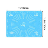 Silicone Kitchen Kneading Dough Mat Cookie Cake Baking Mat Tools Thick Non-stick Rolling Mats Pastry Accessories Sheet Pads