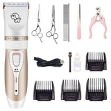 Dog Clipper Dog Hair Clippers Grooming (Pet/Cat/Dog/Rabbit) haircut Trimmer Shaver Set Pets cordless Rechargeable Professional