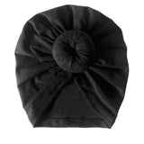 Infant Kids Newborn Baby Turban Knotted Head Wrap Headbands India Hats Beanie Cotton blend Hair Cap Children Girl Boy Head band