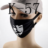 Anime Printed Mask Naruto/Tokyo Ghoul/Attack on Titan Mask Reusable Face Shield Breathable mask