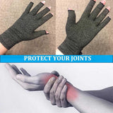 1 Pair Compression Arthritis Gloves Premium Arthritic Joint Pain Relief Hand Gloves Therapy Open Fingers Compression Gloves - shopwishi 